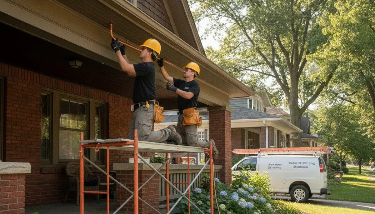 Buffalo, NY plumber repairing a sink drain for a local plumbing service
