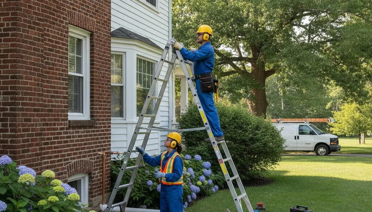 Buffalo, NY plumber repairing a residential pipe for plumbing service at plumberbuffalony-new.com